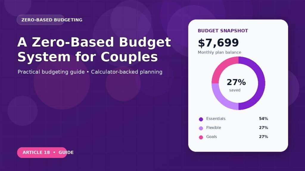 A Zero-Based Budget System for Couples budgeting guide featured image