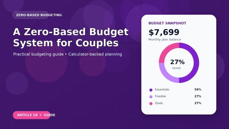 A Zero-Based Budget System for Couples budgeting guide featured image