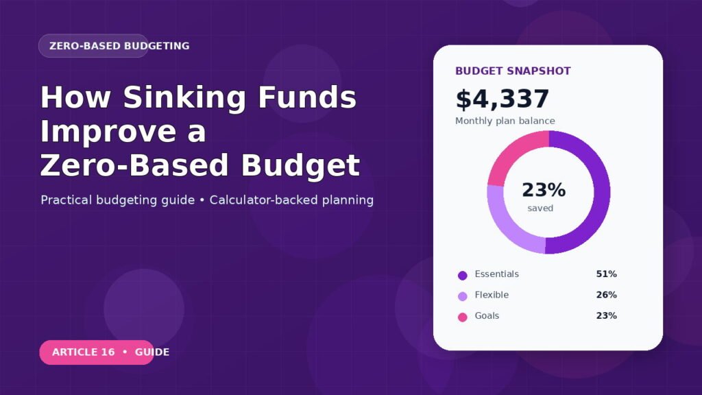How Sinking Funds Improve a Zero-Based Budget budgeting guide featured image