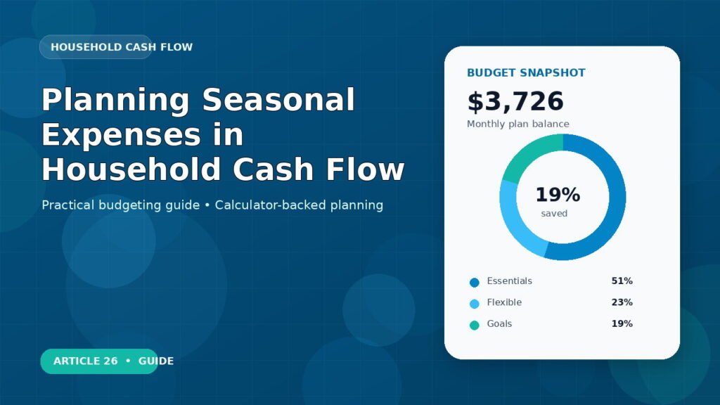 Planning Seasonal Expenses in Household Cash Flow budgeting guide featured image